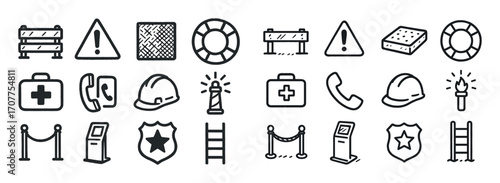 Safety Icons Grid
