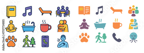 Sadness Coping Icons