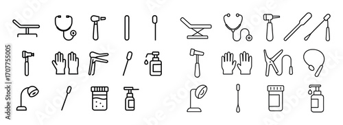 Medical Checkup Icons