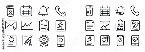 Medical Icons Grid