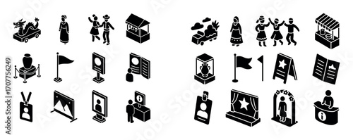 Isometric Festival Icons
