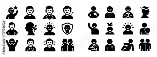 Self-Acceptance Icon Set