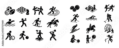 Isometric Sports Icons