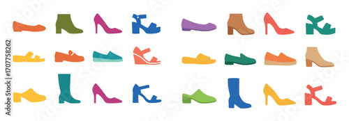 Women's Footwear Icons
