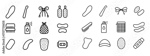 Sportshoe Icon Set
