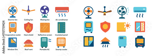 Heat Protection Icons