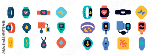 Wearable Health Icons