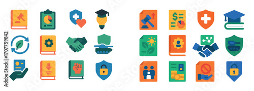 Colorful Government Icons