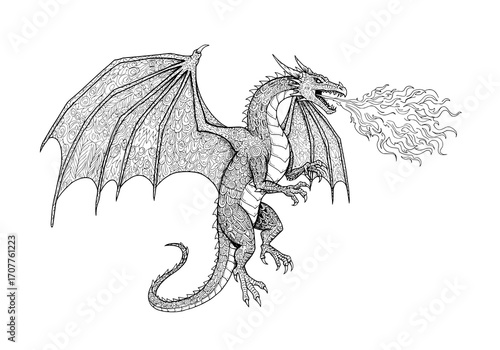 Dragon Breathing Fire
