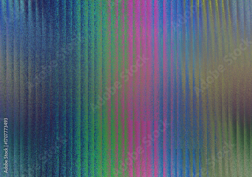 Abstract background with vertical lines and textured surface with vibrant colors