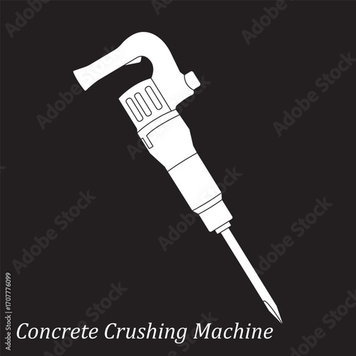 concrete crushing machine icon