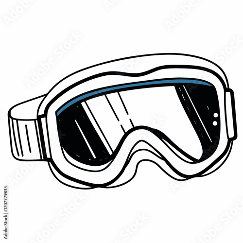 Ski goggles with blue tinted lenses ski mask snow goggles