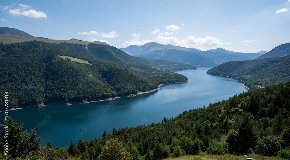 Obraz premium mountain lake in the mountains