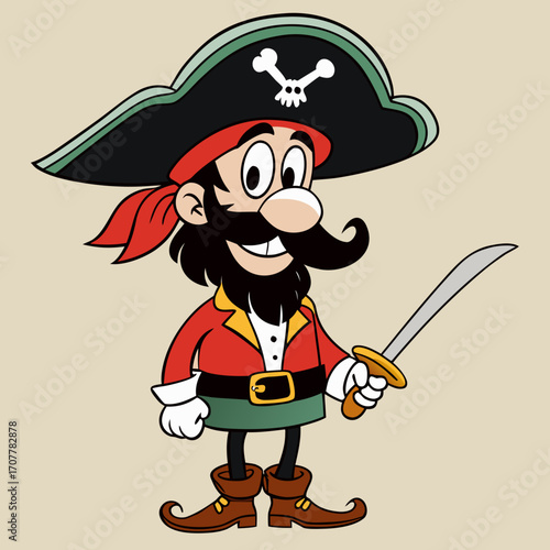 pirate with a sword