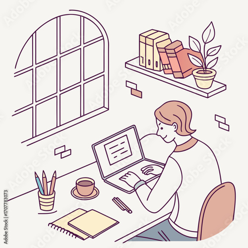 office worker in the office