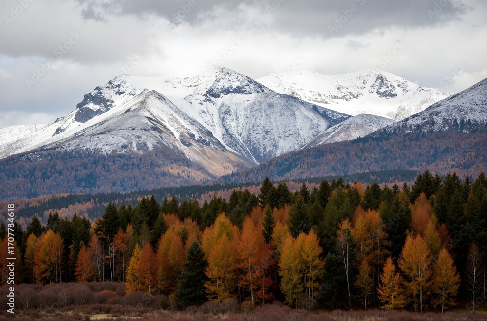 Obraz premium mountain landscape in autumn