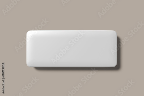 Metal Name Tag Logo Blank Mockup