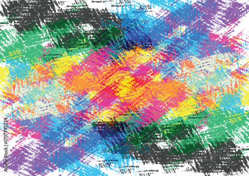Vector Colorful Paint Splatter Abstract Background. Bright Ink Splash Grunge Texture for Creative Design. illustration vector design