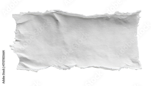 Ripped white paper