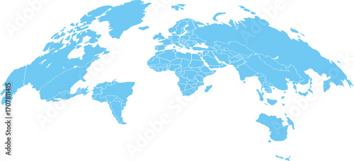 Digital Globe – Sleek World Outline Concept