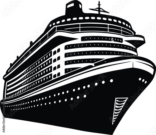 boat and ship icon set design 