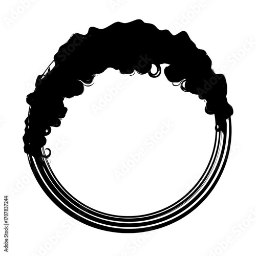 Isolated on a black background, the modern 3d illustration set showcases a whirlwind spiral, heavy dust steam, smoke circle, wind storm vortex, smog cloud round frame, and tornado swirl, in addition
