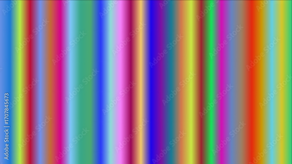 Obraz premium Vibrant Rainbow Stripes: Abstract Gradient Background Texture for Design Projects.