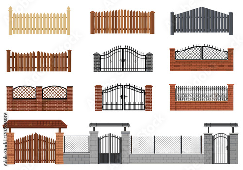 Explore diverse fence and gate designs for your dream home, enhancing curb appeal and property value today