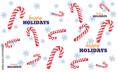 christmas candy cane background