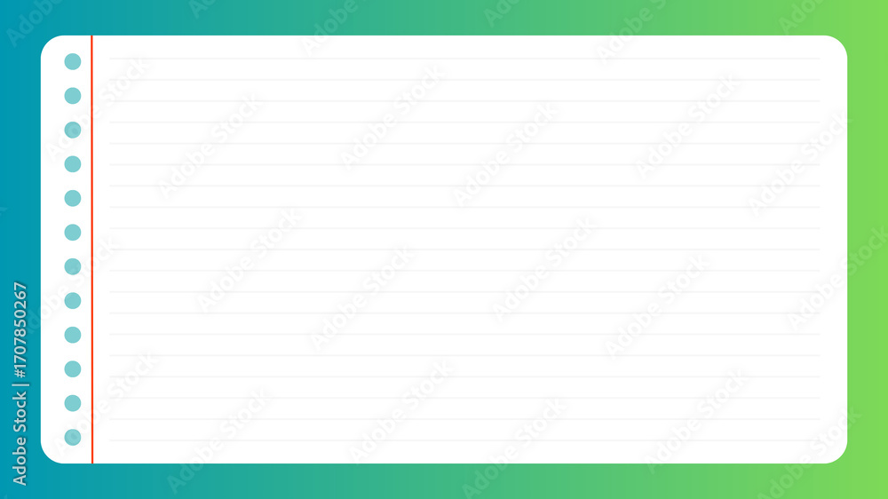 Obraz premium Blank notebook with pencil on white background vector illustration