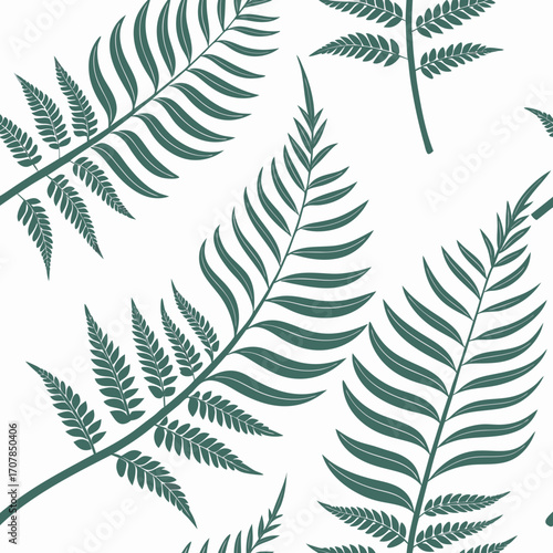 Abstract Fern Leaf Design 1