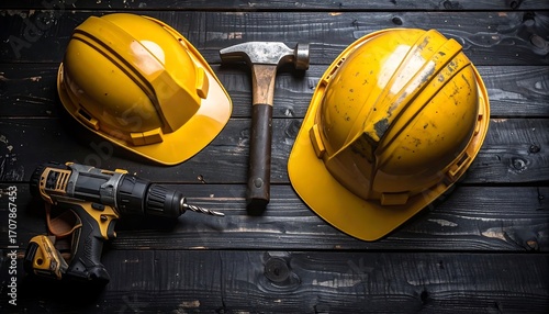 Construction Safety Gear and Tools.