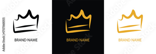 simple crown logo symbol vector illustration design.eps