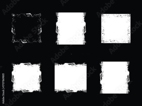 Mega bundle of different ink brush strokes:rectangle,square and round freehand drawings.Ink splatters,grungy painted lines,artistic design elements