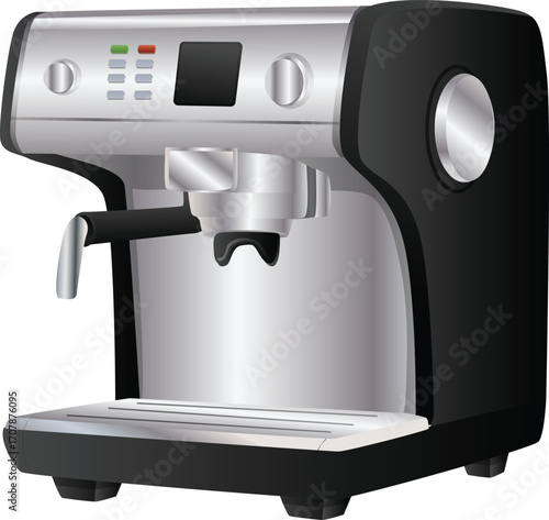coffee machine realistic style