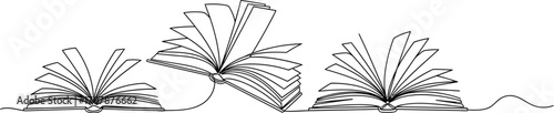 Open books with pages fanning out, symbolizing knowledge and imagination