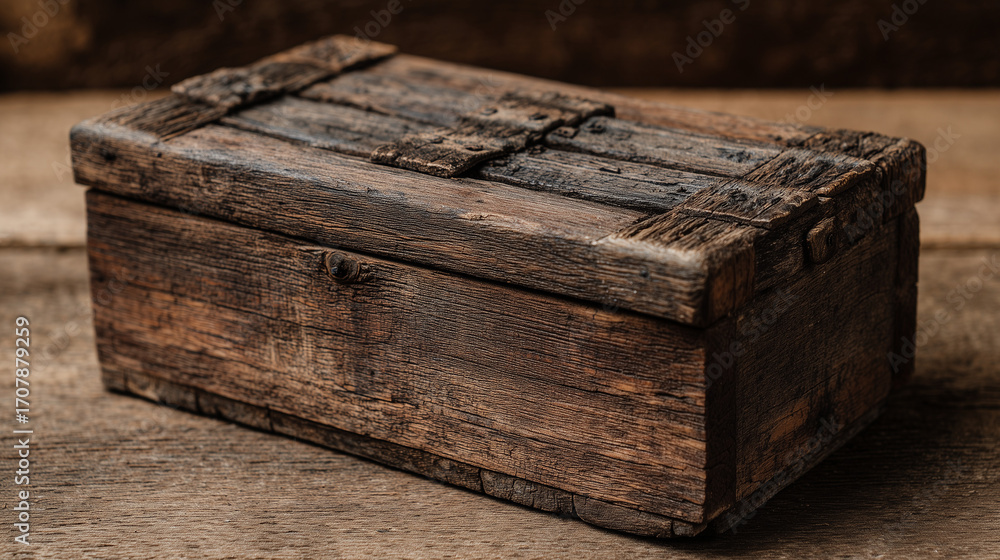 Obraz premium 木製ハンドメイドボックス / Wooden Handmade Box