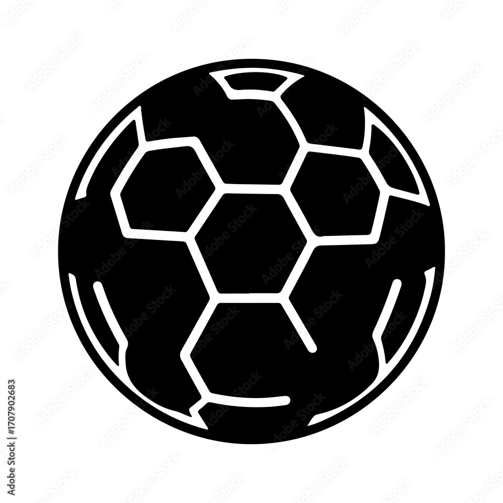 Fototapeta premium Soccer ball with transparent background