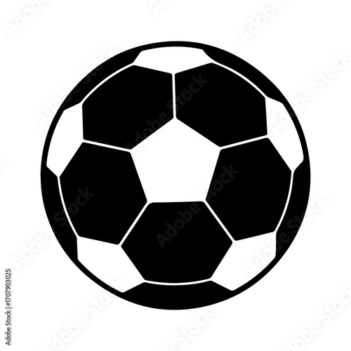 Soccer ball with transparent background