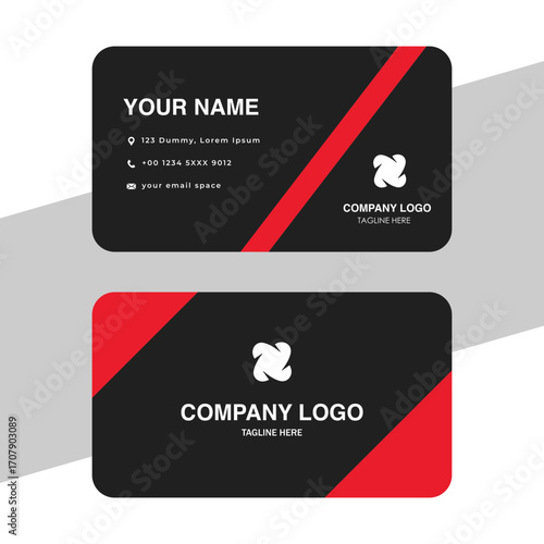   Card Template Collection Professional Corporate Branding Design, with logo 