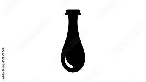 Soy sauce bottle with transparent background