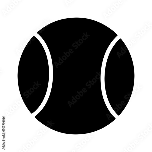 Tennis ball with transparent background