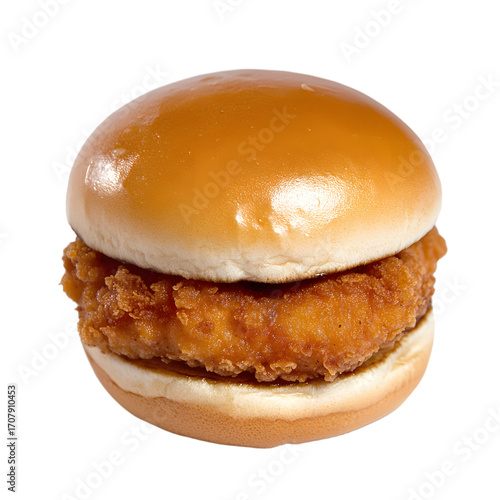 Delicious Chicken Slider Mini Chicken Sandwich Fast Food Image