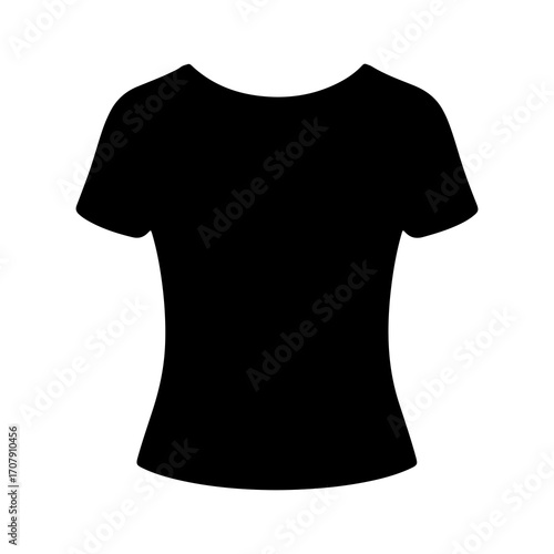 Women's short sleeve t-shirt with transparent background