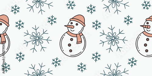 snowman with christmas balls