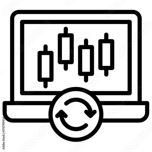 Stock Trading Icon