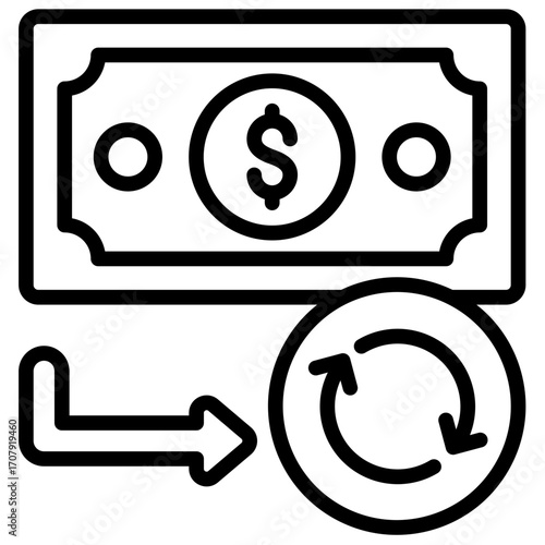 Money Circulation Icon