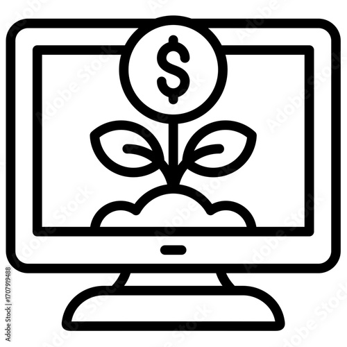 Digital Growth Icon