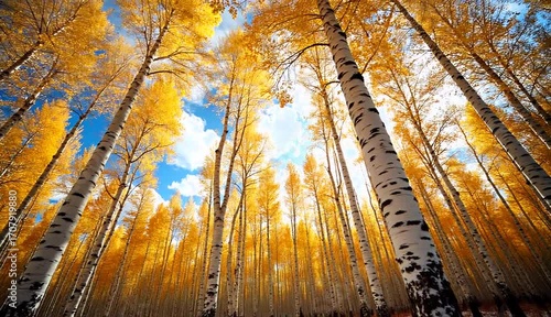 눈 덮인 나무숲 틸트 업