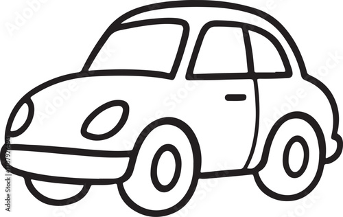 vector car outline